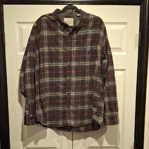 Weatherproof Multicolor Plaid Button-Down Shirt